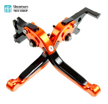 Chrome CNC Milling Machined Alloy Aluminum Clutch Brake Lever With Color Anodized