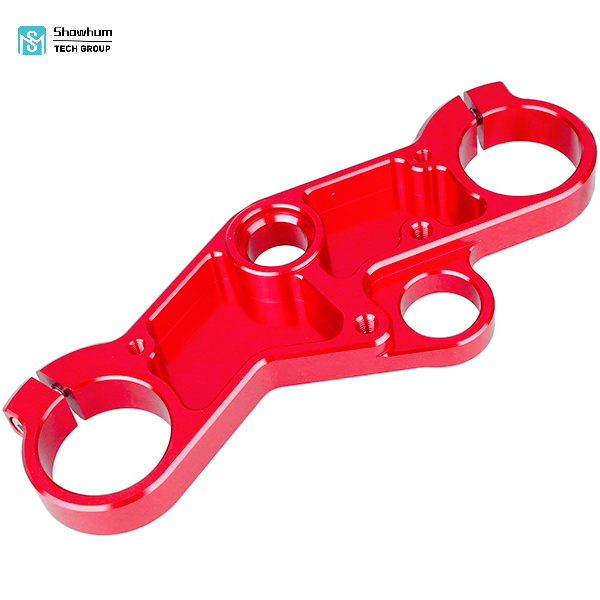 High Performance Custom Aluminum CNC Triple Tree Fork Clamp