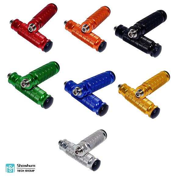 Universal CNC Aluminum Motorcycle Rear Footrests Footpeg Foot Rest Pegs Pedal