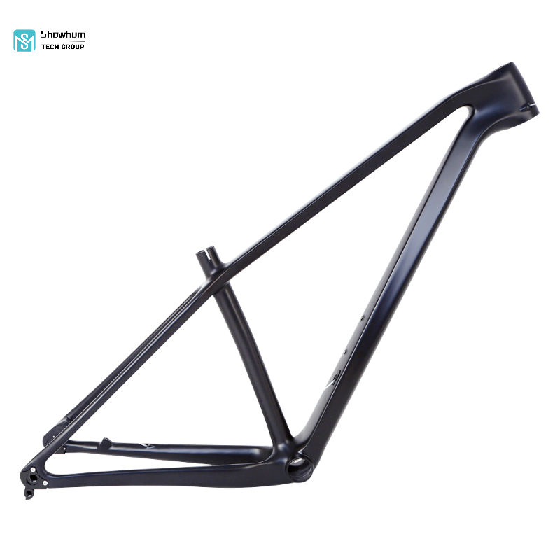Carbon fiber mountain frame non-standard all black off-road bicycle 27.5_ 29 inch frame
