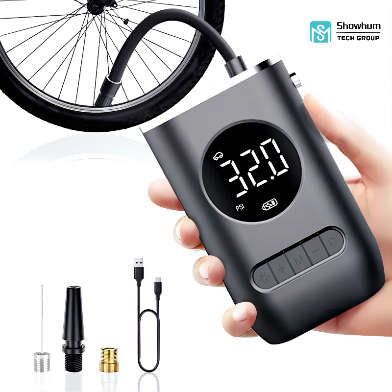 hot sale rechargeable electric air tire pump bike accessories portable for bicycle high pressure cycle mini pumps