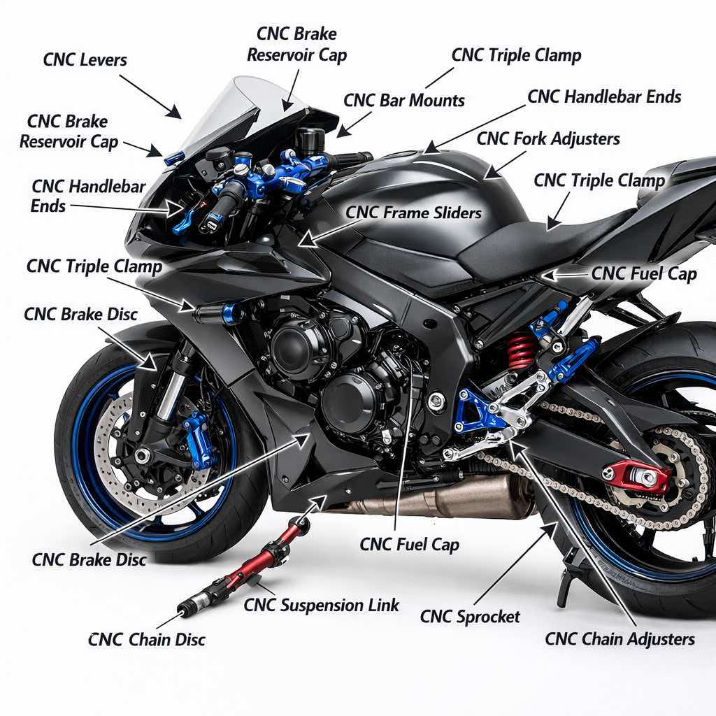 Top 10 Motorcycle Parts Suppliers in France