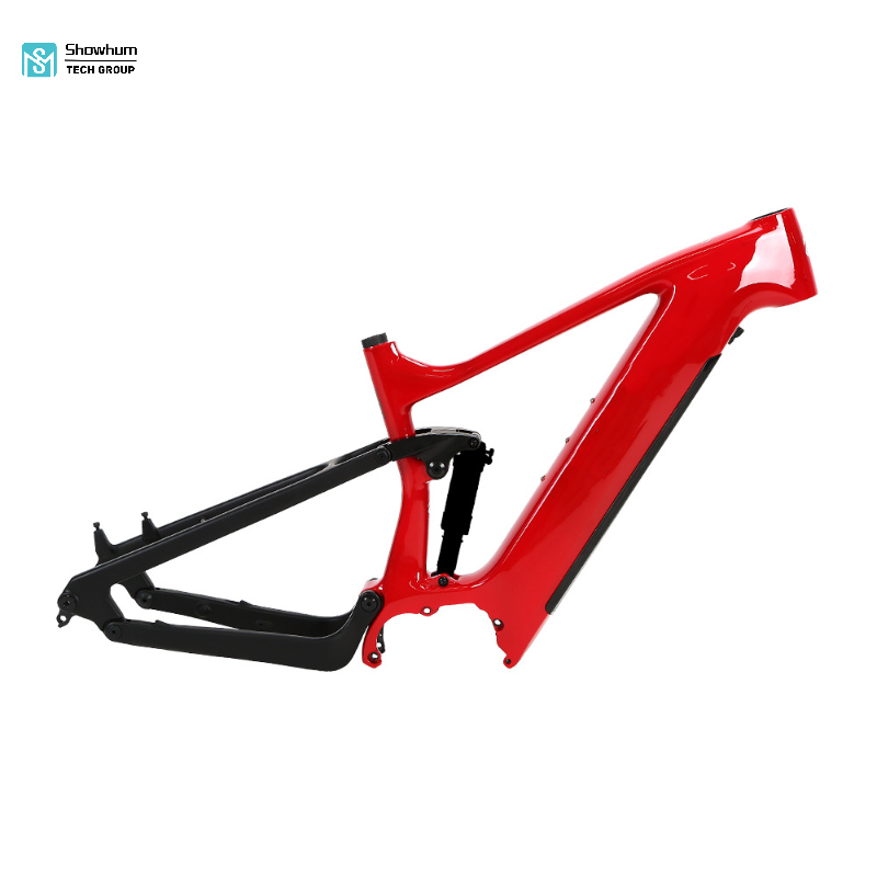 Carbon fiber mountain bike soft tail frame 140mm stroke central motor1 (3).png